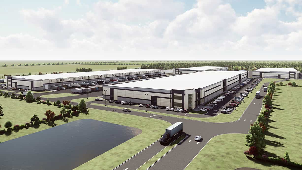 image of Park 4 Logistics Center, new industrial project under development, in Plant City, Florida